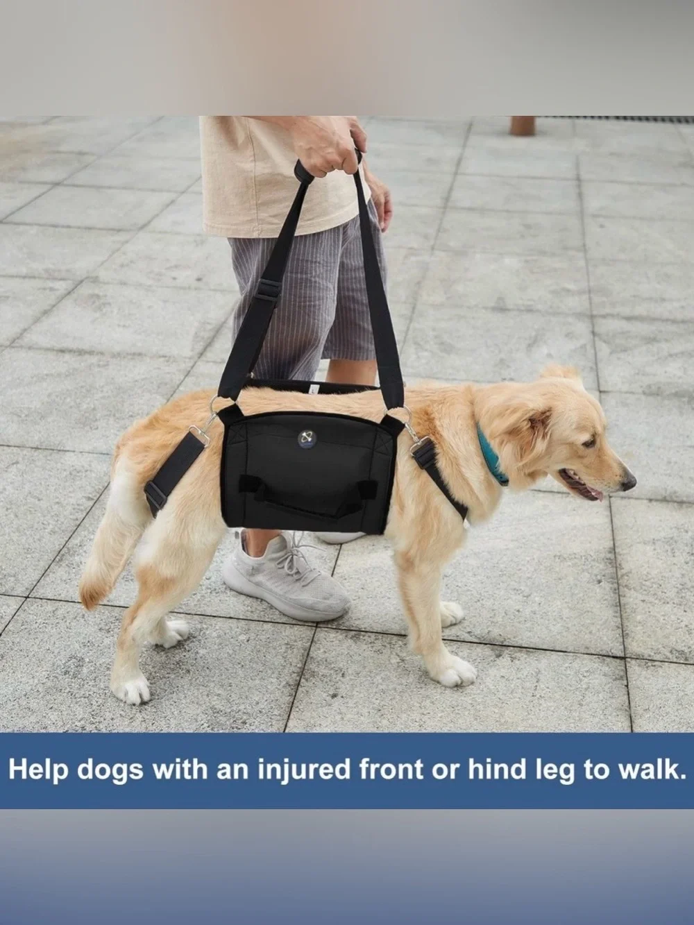 Codeo Dog Carry Sling, Emergency Backpack Pet Legs Support & Rehabilitation Dog